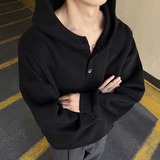 3k件+350g华棉2026春高街连帽扣子套头卫衣高街WY609特P35，男装卫衣，电商A030