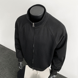 2000件+320g华棉2026春款双拉链立领卫衣开衫假模特WY623特P28，男装卫衣，电商A030