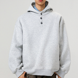 3k件+350g华棉2026春高街连帽扣子套头卫衣无影墙WY609特P35，男装卫衣，电商A030