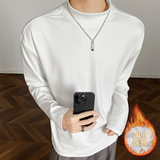 1w件+280g加绒款德绒宽松基础长袖打底室内模特T2601-JRP16.5，男装T恤，电商A030