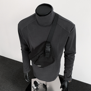 2w件德绒280g2026春款基础长袖打底长T假模特 T2601特P12，男装T恤，电商A030