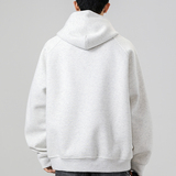 1w件+420g华棉2026春款拼螺纹半拉链套头卫衣无影墙WY606P45，男装卫衣，电商A030