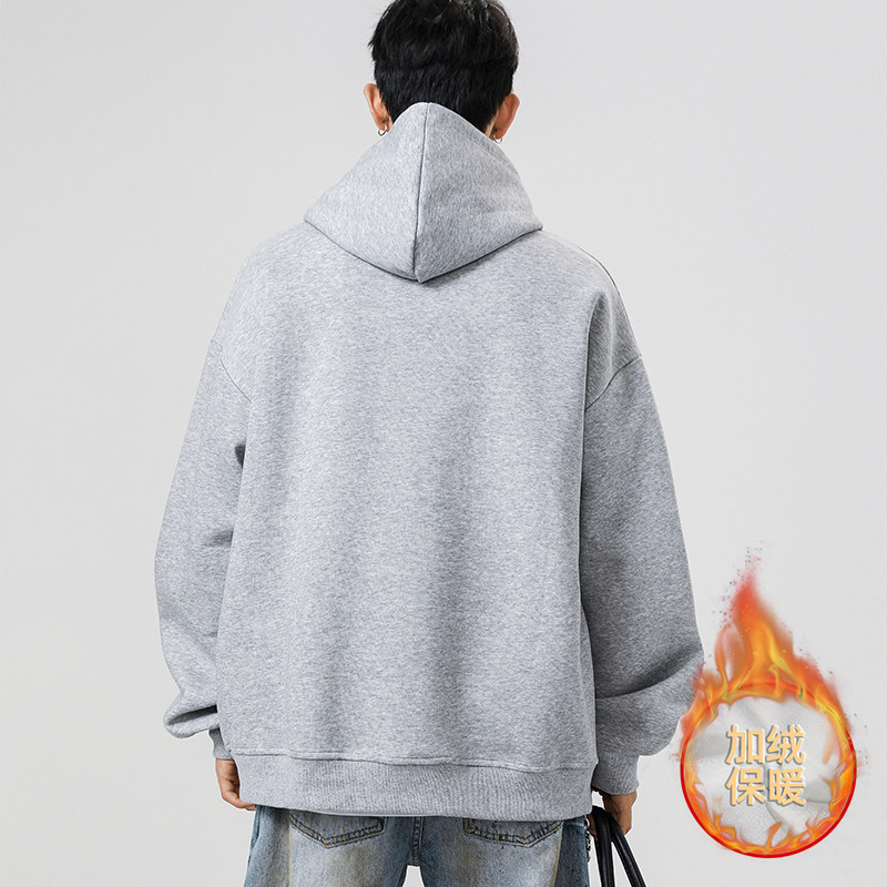 5000件+420g华棉加绒2026春款套头连帽卫衣无影墙WY617-JR特P38,男装卫衣,电商A030