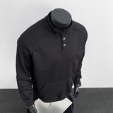 2k件+320g华棉2026春款休闲美式打底立领卫衣假模特WY780P35，男装T恤，电商A030