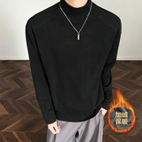 30w件+420g德绒加绒2026春款结构款打底T恤室内模特T2600-JRP18.5，男装T恤，电商A030