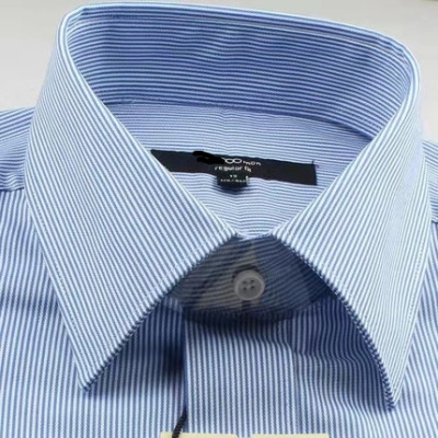 G家长袖衬衫男士条纹