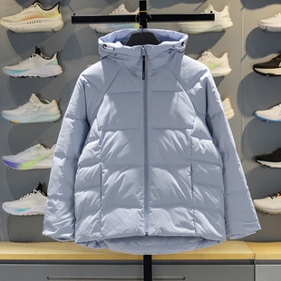 李宁短款羽绒服女子2025冬季新款防泼水鸭绒保暖连帽外套AYMV198