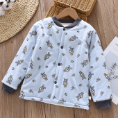 男童纯棉手工棉袄儿童棉花保暖棉衣小男孩内搭校服神器外套上衣新