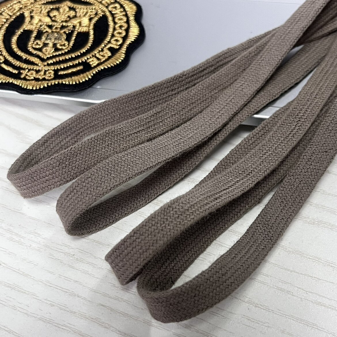 0.8~1厘米宽全棉扁绳包袋扎绳子服装辅料衣裤抽腰绳帽带薄款5米