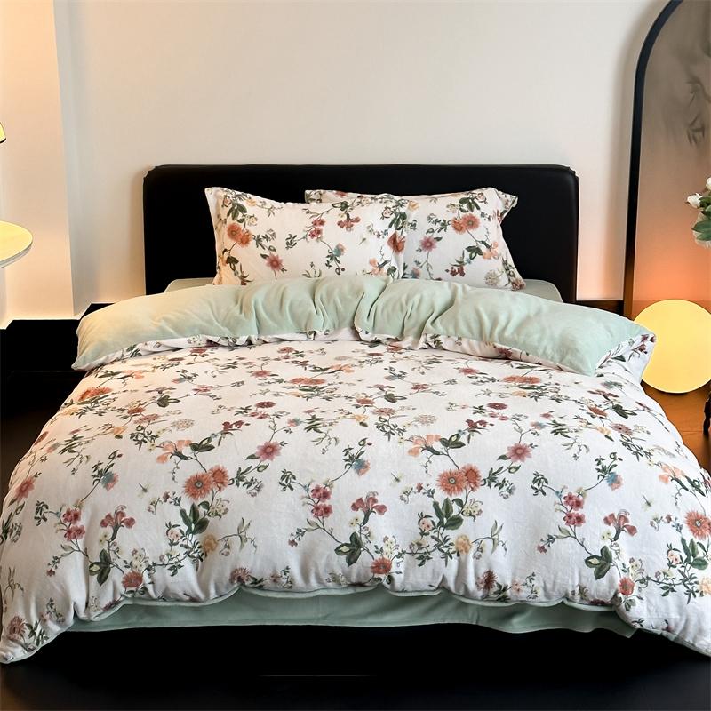 2024新款A类花艺奢暖四件套