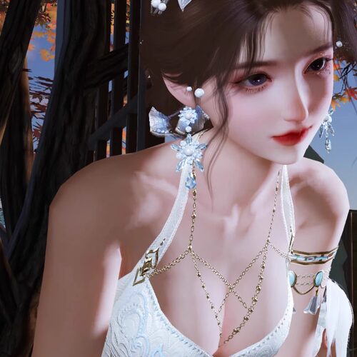 剑网3剑三无界 泳二一代泳衣笑语盈海浪海浮波盒子外观泳2