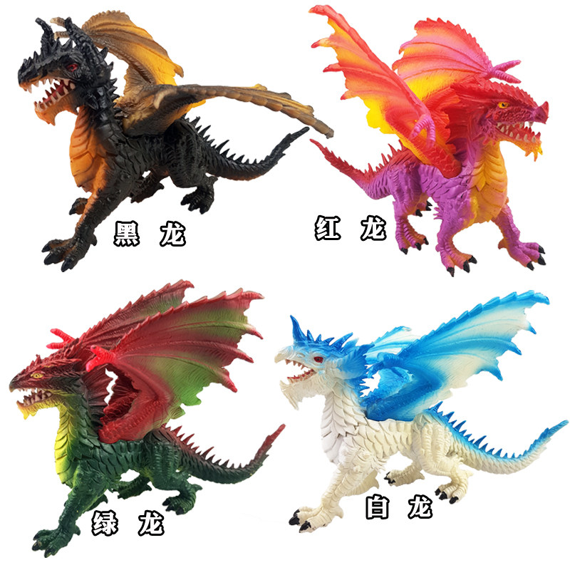 仿真魔兽魔龙模型恐龙玩具火龙黑红游戏飞龙西方巨龙模型摆件玩具,玩具/童车/益智/积木/模型,仿真/动物玩偶,淘宝优惠券,粉丝福利购,淘宝优惠卷
