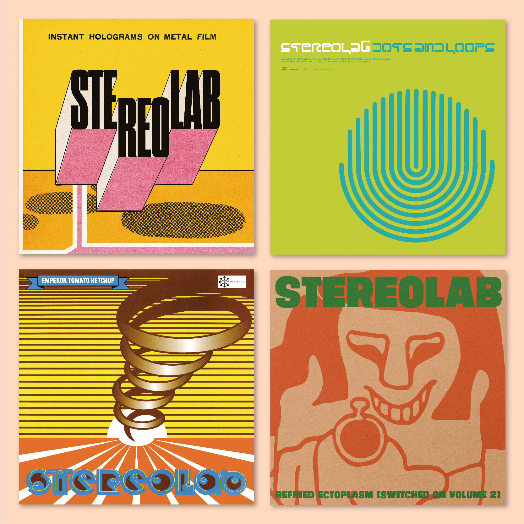 Stereolab乐队专辑封面海报5送1