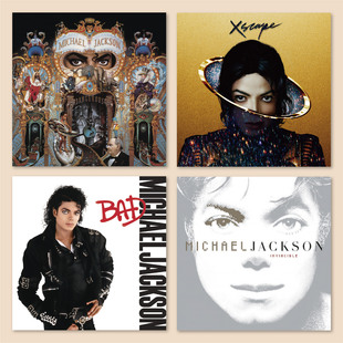 Michael 饰画墙贴无框画照片 Jackson迈克尔杰克逊专辑封面海报装