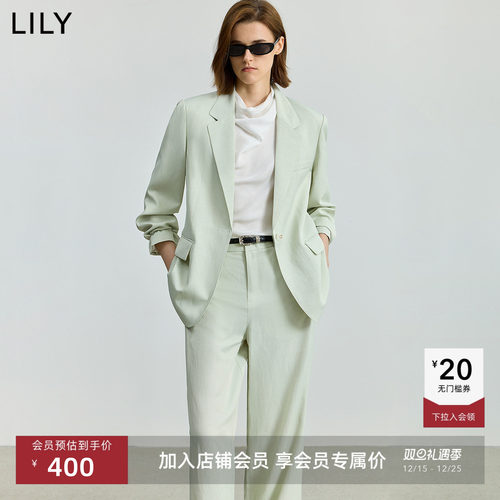 LILY莫兰迪新款高级感西装外套