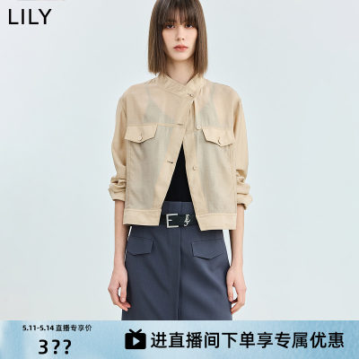 莫代尔薄款短外套LILY工装风