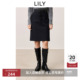 设计感腰头中腰及膝直筒裙半身裙 女装 商场同款 LILY2025新款
