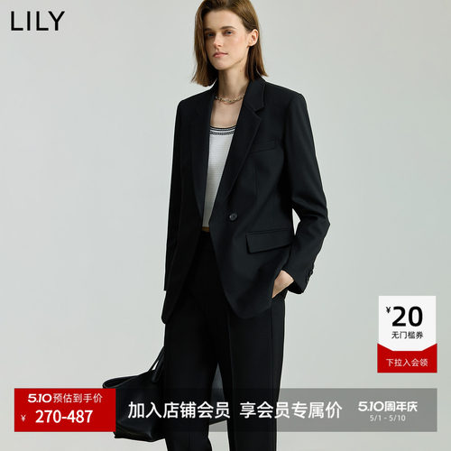 LILY收腰一粒扣商务通勤智感西装