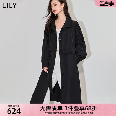 复古气质垂感风衣LILY通勤款外套