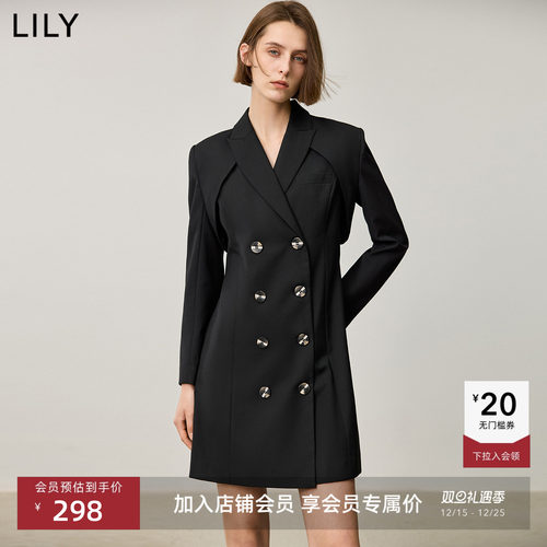 商务仪式感连衣裙LILY风衣式裙装
