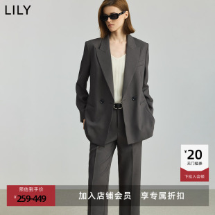 外套 格雷系气质高级感简约职业通勤休闲西装 LILY2025秋新款 女装