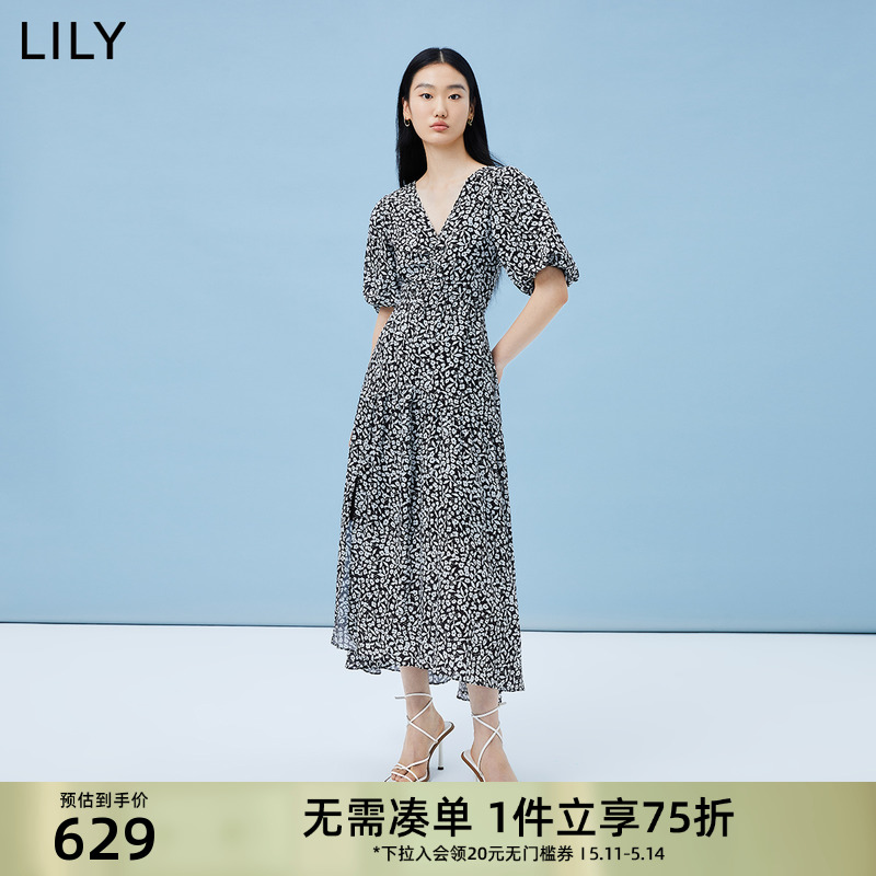 商场同款亚麻复古Lily