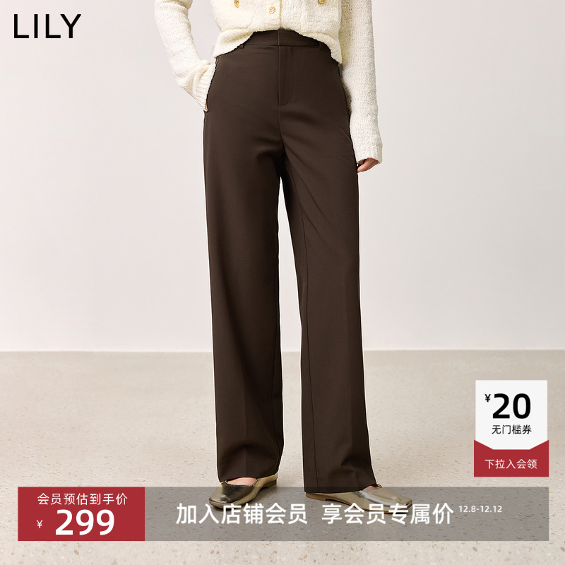 裤脚恰到好处地垂至地面 增添随性高级气质