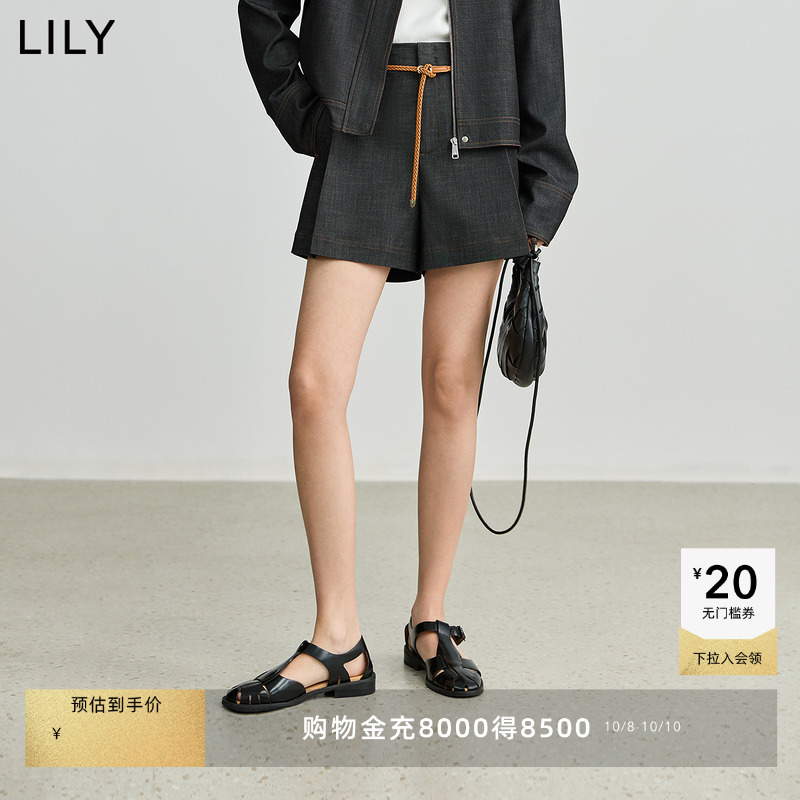 直筒裤百搭中裤裤女牛仔弹力简约