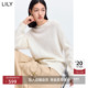 针织衫 LILY2026春新款 羊毛山羊绒混纺绒感休闲圆领套头长袖 毛衣女