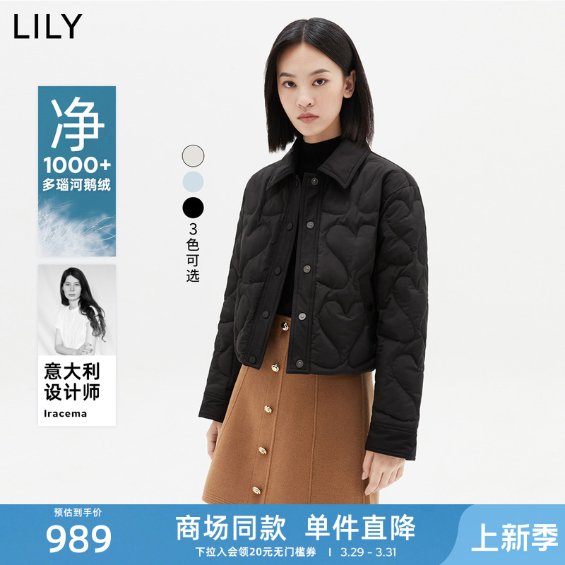 商场短款羽绒服Lily时尚