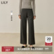 阔腿裤 休闲裤 女装 绵羊毛混纺针织长裤 商场同款 LILY新款