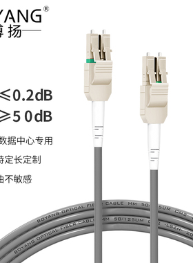 博扬（BOYANG）BY-K20552M 电信级铠装光纤跳线lc-lc 20米多模双