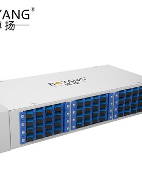 博扬 机架式光纤终端盒SC通用型 48口光纤盒子满配多模BY-SCMM-48
