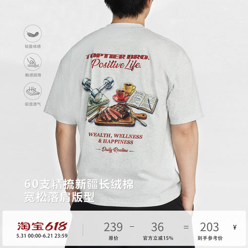 TOPTIERBRO进口康丽印花短袖