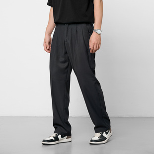 BRO 长裤 23AW 男通勤百搭休闲西装 抗皱TR混纺直筒西裤 TOPTIER