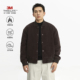 加厚保暖棒球领短宽外套 复古做旧灯芯绒棉服男秋冬季 TOPTIER BRO