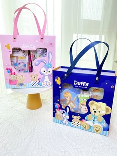 儿童十岁生日伴手礼兔兔达菲熊周岁礼盒回礼宝宝满月喜饼一百天宴