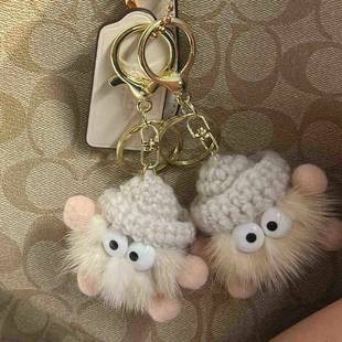 适用coach蔻驰女包包挂件女精致高级感2025年新款钥匙扣网红潮流.