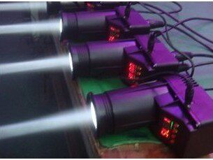 LED大功率全彩射灯光束雨灯玻璃球效果器酒吧 KTVDMX512染色灯