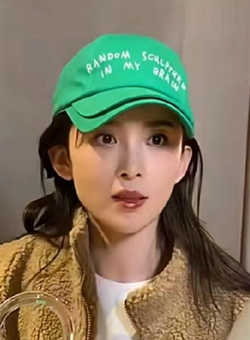 日本RX双层帽檐鸭舌帽子女