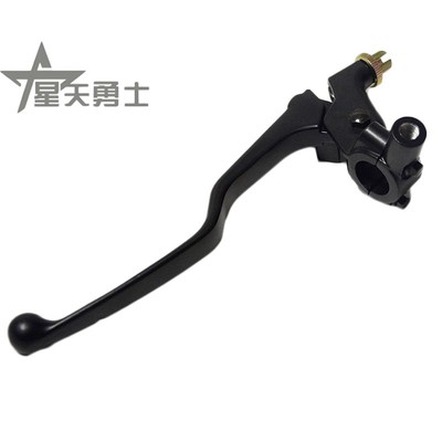 适用豪爵摩托车DK125/HJ125/150-30ACEF离合器手柄左支架镜座开关