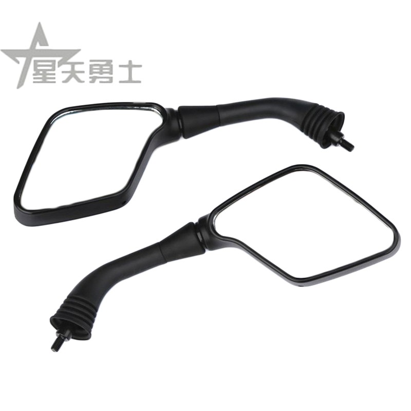 适用豪爵踏板摩托车VR150/HJ125/150T-19/19A反光镜后视镜观后镜