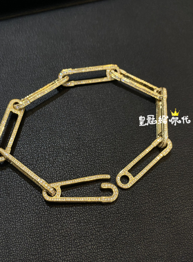 EYEFUNNY别针18K黄金钻石手链