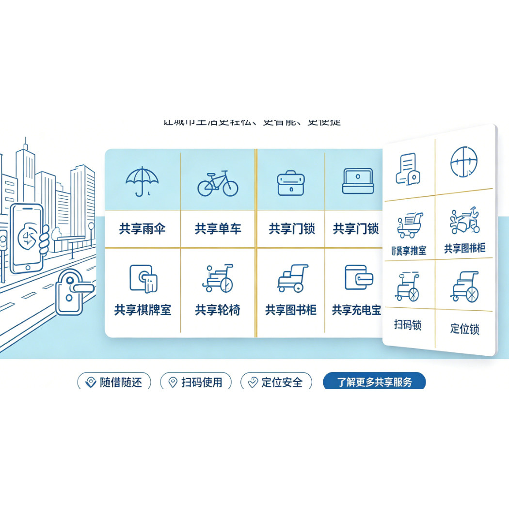 扫码共享锁 共享设备开发 扫码支付锁 扫码锁 提供软件&硬件