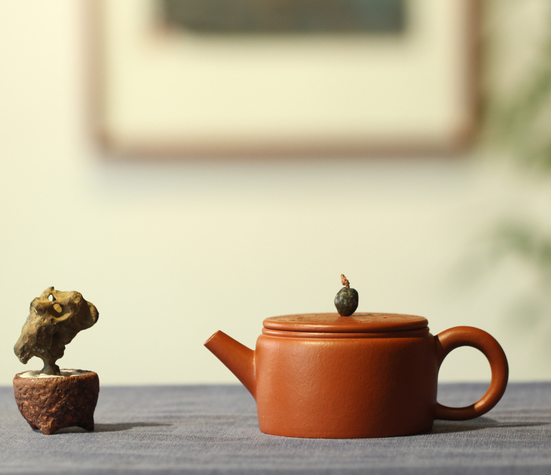 宜兴原矿朱泥纯全手工功夫茶壶