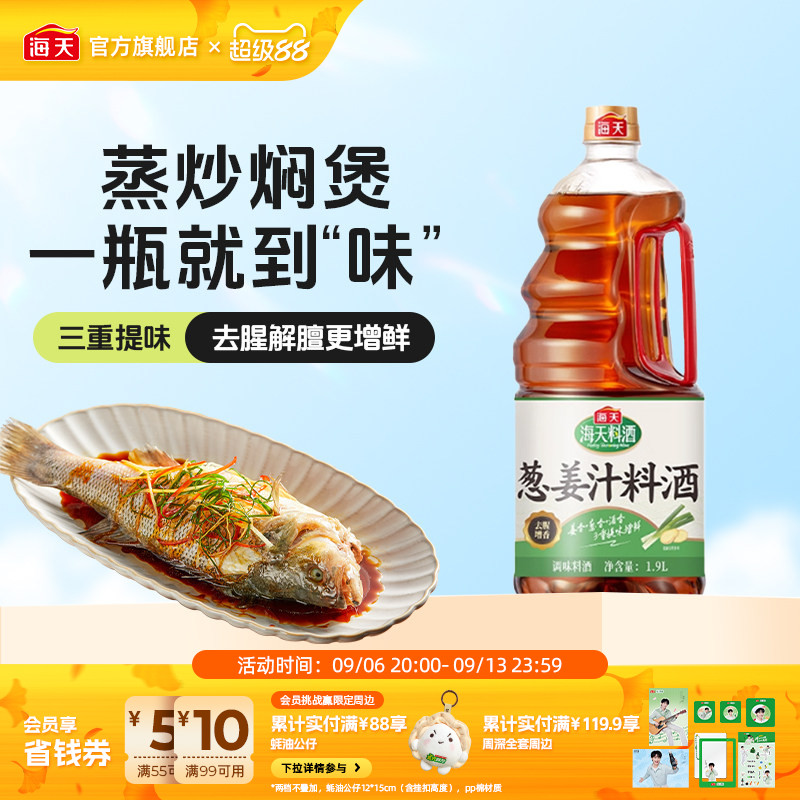海天姜汁料酒炖肉料调味组合图片