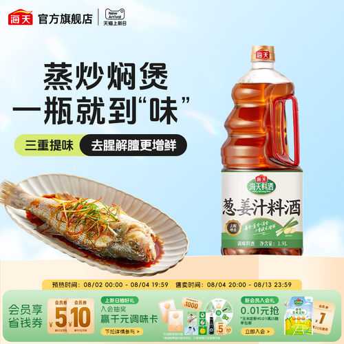 海天姜汁料酒炖肉料调味组合