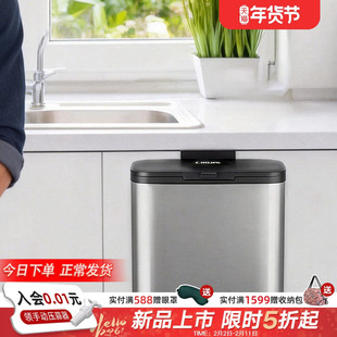 利快厨房挂式垃圾桶家用专用壁挂垃圾桶大开口设计可移动少弯腰