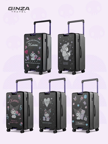 Вместительный и большой милый прочный чемодан