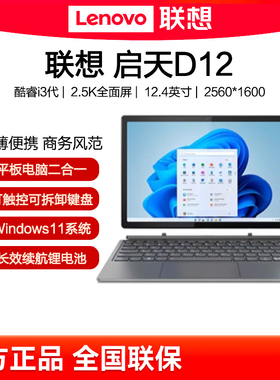 联想启天D12二合一轻薄本i5-1335U全新原封全国联保windows带键盘